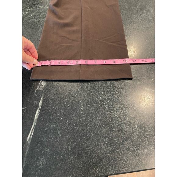 Dress Barn NWT brown wide legged dress slacks size 14 - Picture 5 of 6